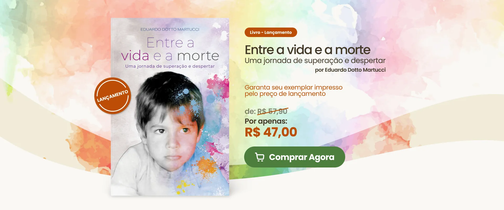 Livro - Entre a vida e a morte: uma jornada de superação e despertar